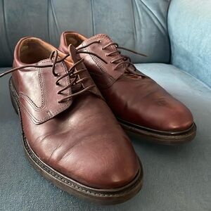 ECCO Brown Leather Loafer Shoes with Laces Size 42 (EU)